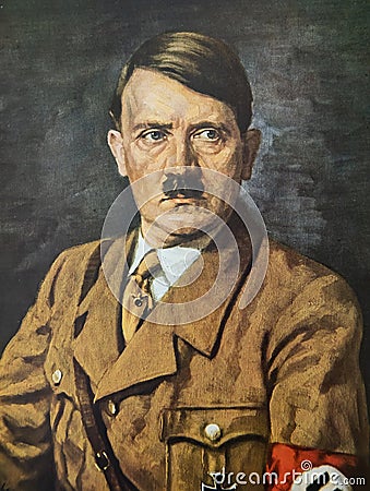 Adolf Hitler, portrait Editorial Stock Photo